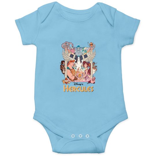 Vintage 90's Disney Hercules Onesies, Retro Hercules 1997 Onesies, Magic Kingdom Onesies