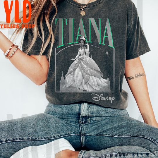 Retro Tiana 90s Shirt, Disney princess Shirt