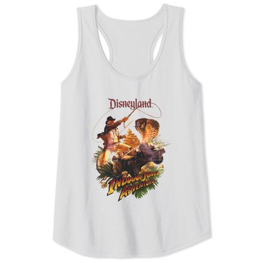 Indiana Jones Adventure Disneyland 1995 Comfort Colors Tank Tops,Indiana Jones Tank Tops