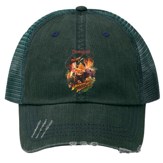 Indiana Jones Adventure Disneyland 1995 Comfort Colors Trucker Hats,Indiana Jones Trucker Hats