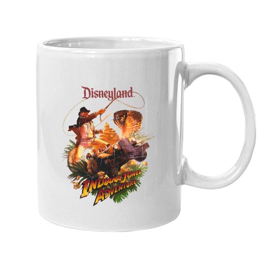 Indiana Jones Adventure Disneyland 1995 Comfort Colors Mugs,Indiana Jones Mugs