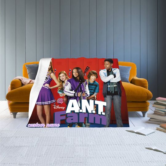 Discover Disney A.N.T. Farm Custom Name Baby Blanket