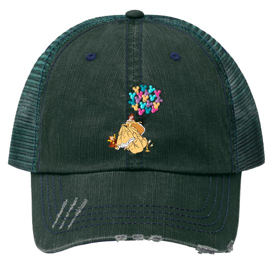 Disney Belle Trucker Hats, Beauty And The Beast Trucker Hats, Belle Princess