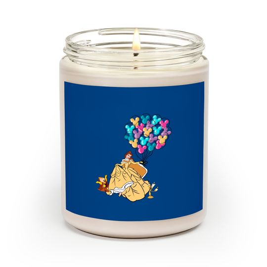 Disney Belle Scented Candles, Beauty And The Beast Scented Candles, Belle Princess