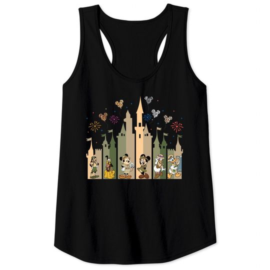Disney Safari Castle Tank Tops, Mickey Safari Friends Tank Tops, Matching Squad Tank Tops, Disney Family Vacation Tank Tops
