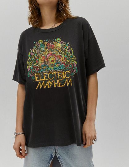 Muppets Doctor Teeth And The Electric Mayhem Poster T-Shirt, Disneyland Family Trip Vacation Gift Unisex Adult T-shirt Kid Shirt
