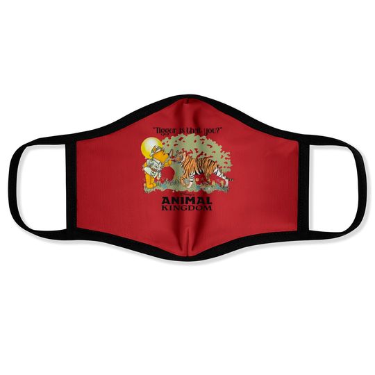 Tigger Is that you Funny Winnie tho Pooh Face Masks, Disney Animal Kingdom Face Masks