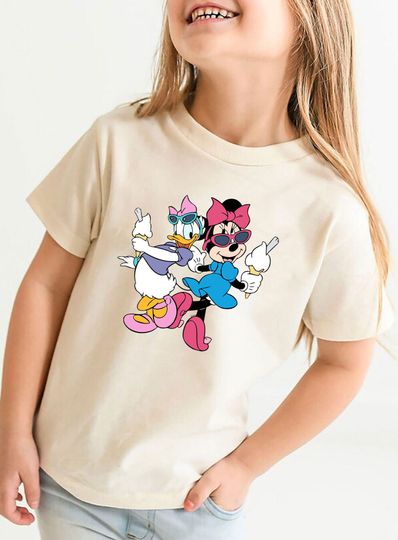 Minnie and Daisy Face,  Disney Tie Dye Shirts