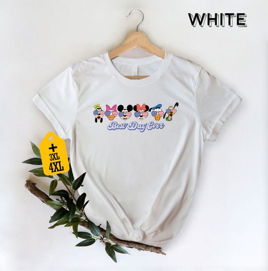 Disney 4th Of July Shirt, Patriotic Disney Characters Shirt, Fourth Of July Celebration Shirt