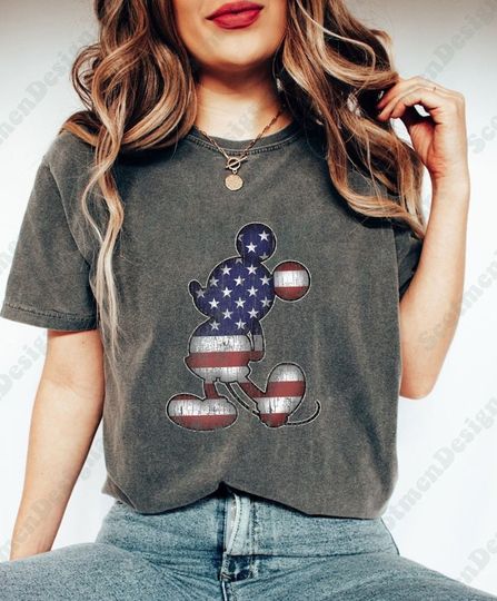 Disney Mickey Fourth Of July Shirts,Happy 4th of July Disney Shirt,Mickey American Flag Freedom 13 Colonies