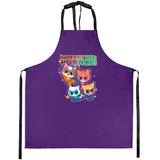 Disney Junior SuperKitties Squad Pounce Group Shot Aprons, Magic Kingdom WDW Aprons
