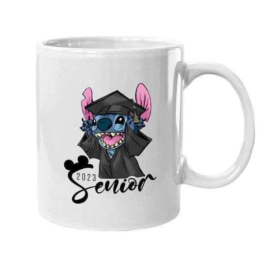 Stitch Graduation Mugs, Disney Graduation Gifts, Disney Graduation Trip Mugs, Disney Graduate Mugs