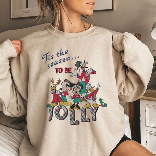 Vintage Disneyland Christmas Sweatshirt