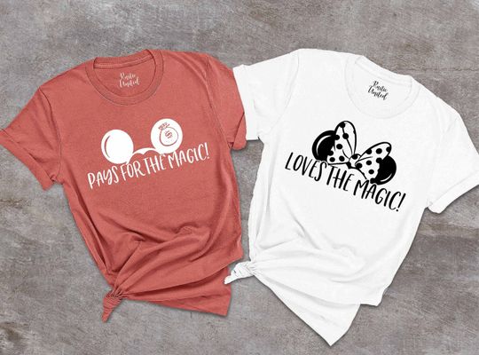 Couple Matching Shirt, Minnie Mickey Couple T-Shirt, Disney Matching Tee, Gift For New Couple