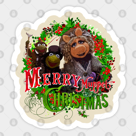 Merry Muppet Christmas - The Muppet Christmas Carol - Sticker