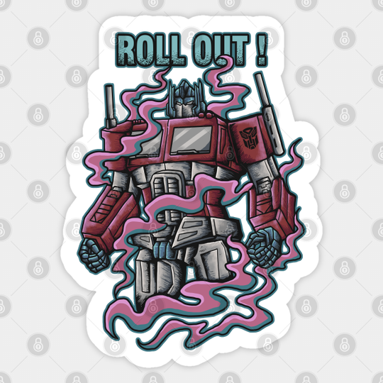 Roll Out - Transformers Optimus Prime - Sticker
