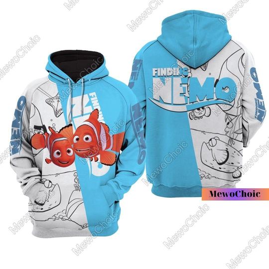 Finding Nemo And Dory Hoodie, Disney Dory Shirt, Disney Finding Dory