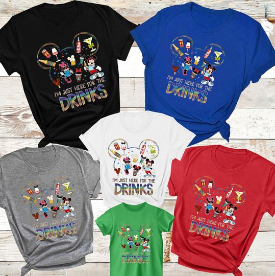 Disney Drinking Shirts,Disney Drinking Around The World T Shirt,Drinking Team Tee Shirts