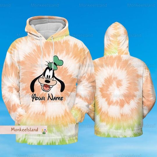 Custom Disney Goofy Hoodie, Funny Goofy Dog 3D Hoodie