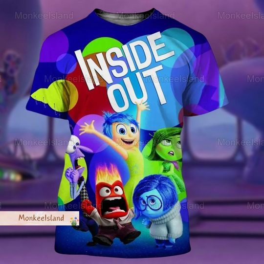 Disney Inside Out Shirt, Inside Out Pixar Shirt, Inside Out 2 3D Shirt