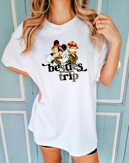 Minnie and Daisy Besties Trip  Shirt, Disney Besties Shirts