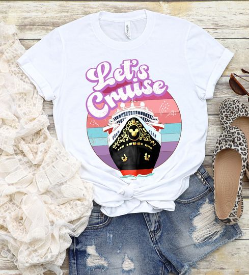 Let's Cruise Mom Disney Cruise Shirt, Mommy and Me Matching Tees, Family Disney Matching Tee