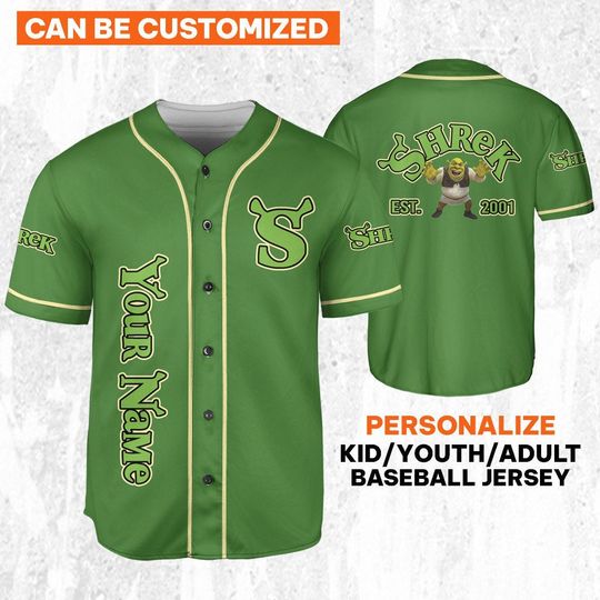 Personalize Shrek Est 2001 Green Color, Disney Fiona Princess Gift