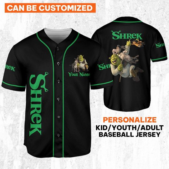 Personalize Shrek Friend Funny Awesome Black Green, Disney Fiona Princess Gift