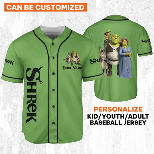 Personalize Shrek Friends Green Color, Disney Fiona Princess Gift