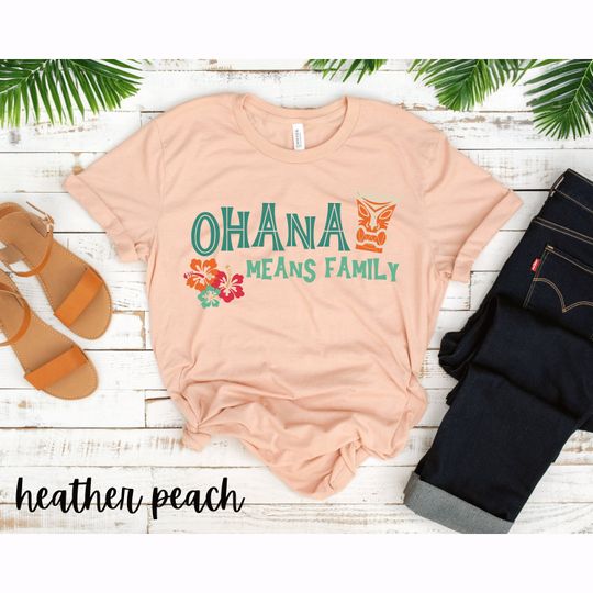 Ohana Means Family Shirt | Disney Ohana Shirt | Hawaiian Disney Shirt