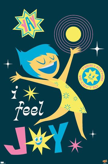 Disney Inside Out 2 - I Feel Joy Wall Poster