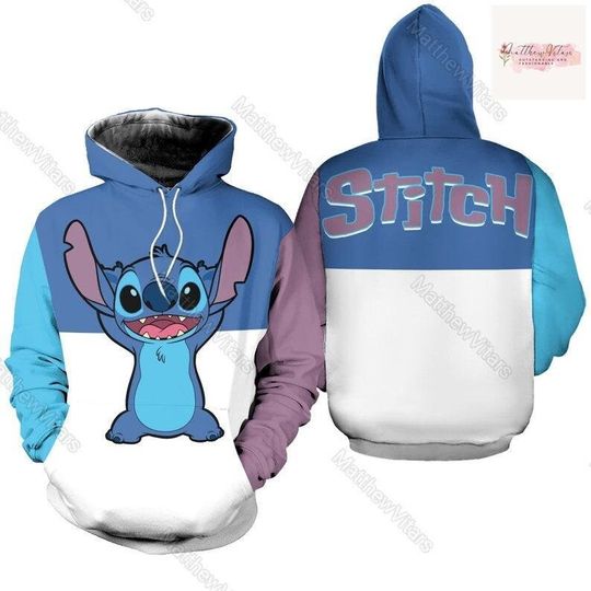 Stitch Hoodie, Cartoon Movie Hoodie, Lilo And Stitch Hoodie, Stitch Lover Hoodie, Disney Trip Hoodie