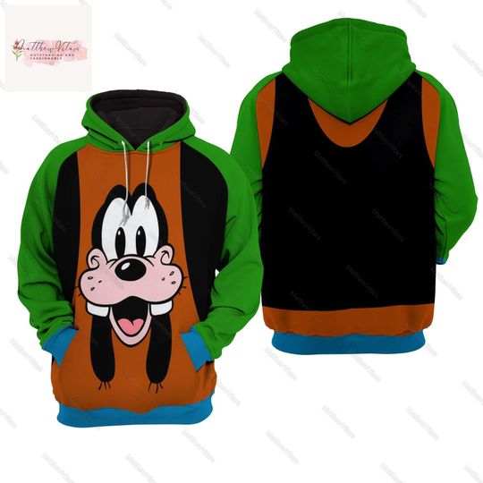 Goofy Hoodie, Goofy Dog Hoodie, Disney Goofy Hoodie, Disney Dog Hoodie, Cartoon Hoodie, Goofy Lover Gift