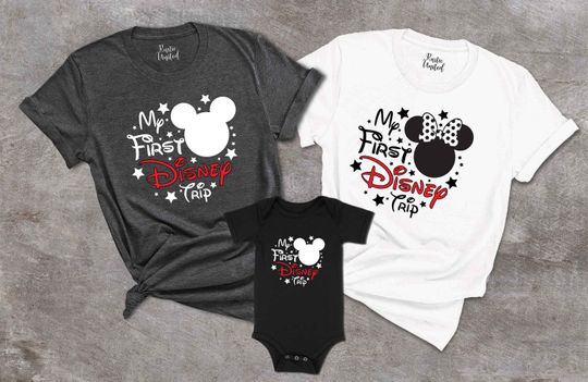 My First Disney Trip Shirt, Disneyland My First Trip Tshirt, Disneyland Vacation Tee