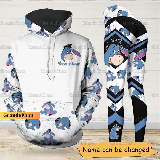 Eeyore Hoodie Legging, Custom Eeyore Sweatshirt, Winnie The Pooh Eeyore, Disney Cartoon Shirt