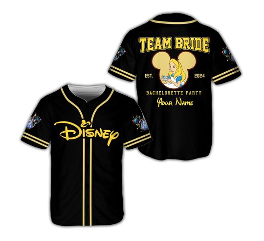 Custom Ddisneyland Baseball Jersey Ddisney Vacation Matching Shirt Personalized Ddisney Wedding Bride Shirt