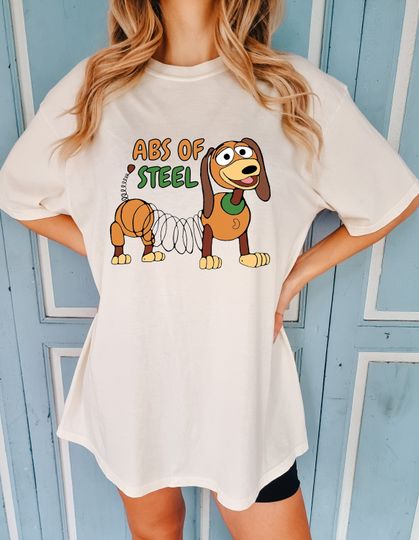 ABS Of Steel Slinky Dog Shirt, Toy Story Funny Shirts, Great Disney Gift Ideas
