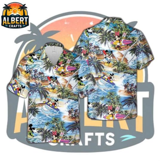 Mickey Disney Cruise 3D Hawaiian Shirt Halloween Gift, Christmas Gift
