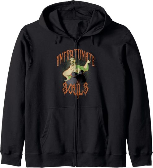 Disney Villains Halloween Ursula Unfortunate Souls Zip Hoodie