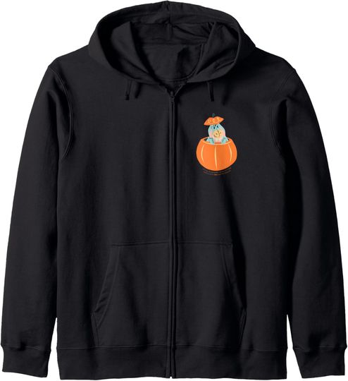 Disney Winnie the Pooh Eeyore in Pumpkin Halloween Zip Hoodie