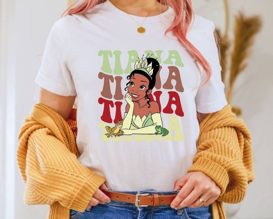 Tiana Princess Shirt, Disney Princess Matching Shirt