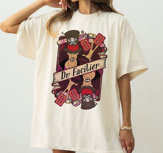 Disney Princess And The Frog Dr Facilier Playing Card T-Shirt, Family Matching Shirt