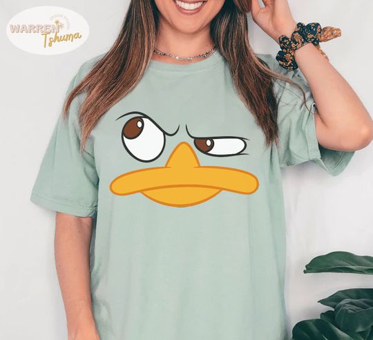 Disney Perry The Platypus Face shirt, Disney cosplay