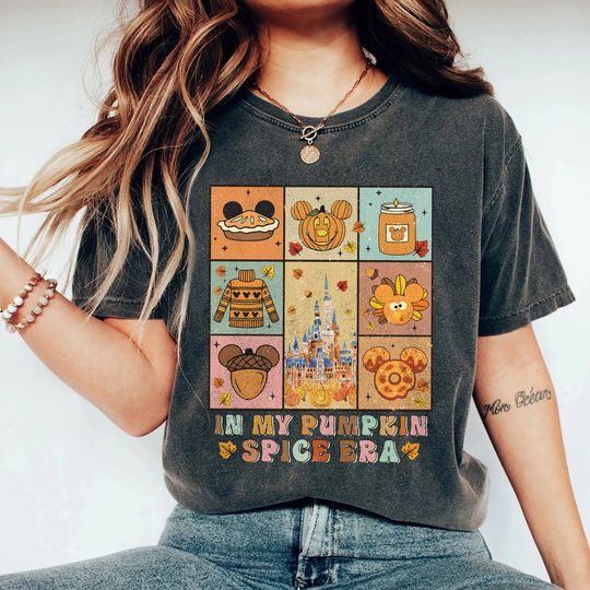 In My Pumpkin Spice Era  Shirt, Disney Era Halloween Shirt, Pumpkin Spice Lover Gift Tee