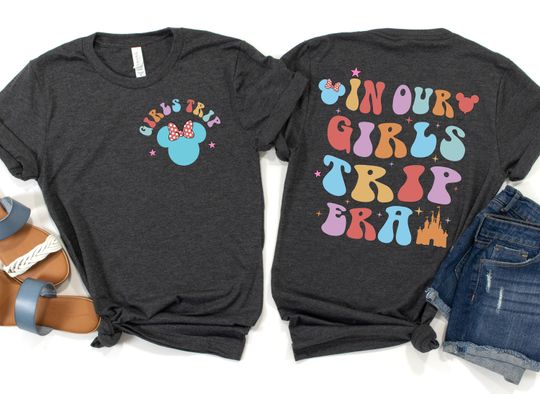 In Our Girls Trip Era Shirt, Disneyland Girls Vacation Shirt, Disney Besties Shirt, Disney Trip 2024 Shirt, Minnie Shirt