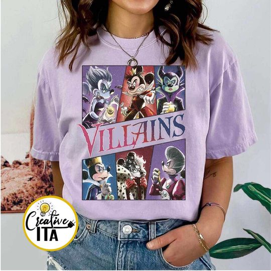 Disney Villains shirt, Mickey Villains Maleficent Ursula Cruella Evil Queen Shirt
