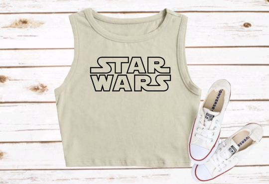 Star Wars Crop Tank top Disneyland Galaxy's Edge Vader Croptop Luke Leia Han Solo Chewbacca