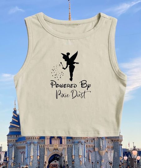 Pixie Dust crop top | Disney Inspired Crop Top | Disney Tank | Disney Shirt | Tinker Bell crop top