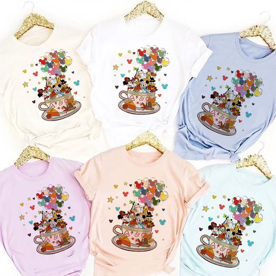 Disney Teacup Thanksgiving Shirt, Mickey and Friend Thanksgiving Shirt