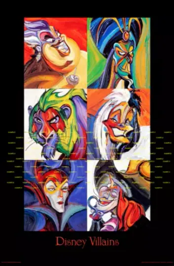 Disney - Villains Poster
